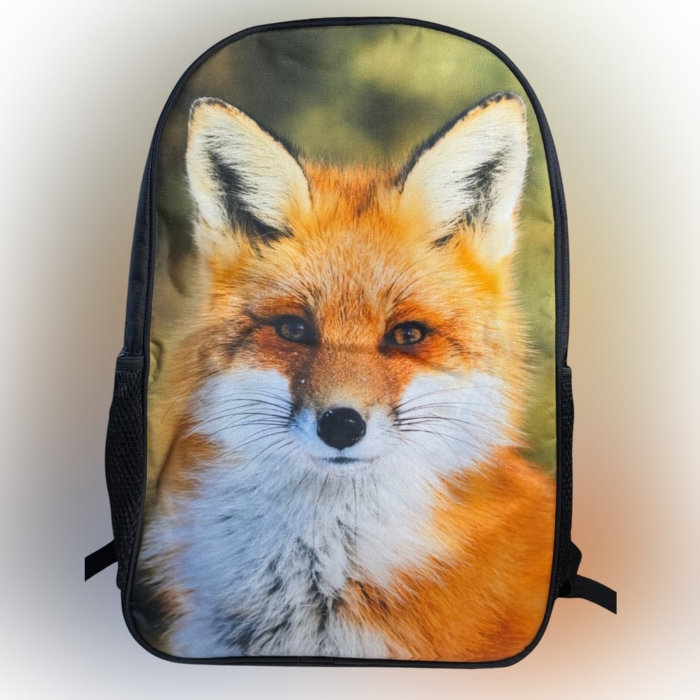 Fox Print Backpack and Lunchbox